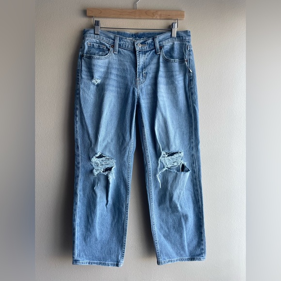 Old Navy Denim - New Old Navy Women Boyfriend Lose Blue Distressed Jeans Size 4P